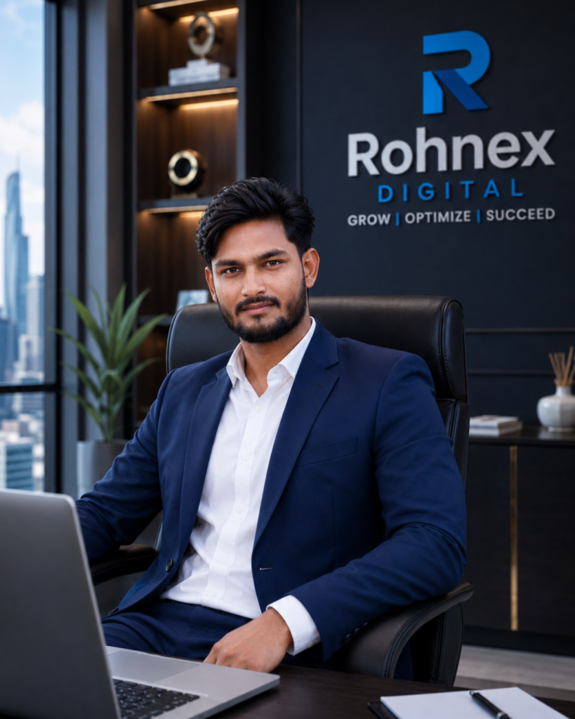 Rohit Nagar Founder of Rohnex Digital
