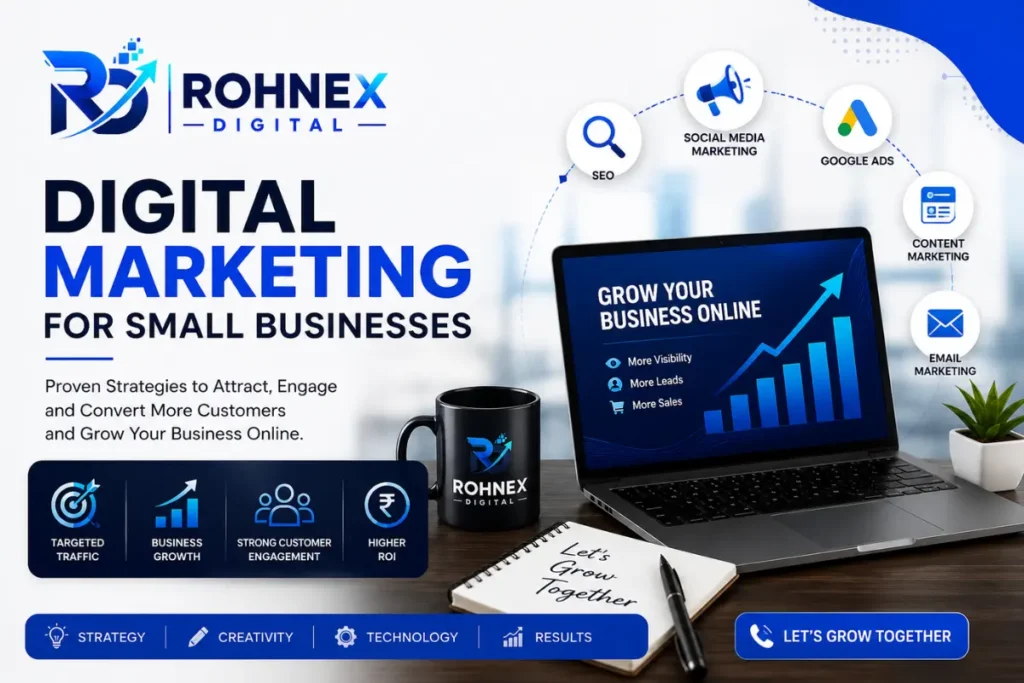 Digital Marketing for Small Businesses - Complete Growth Guide by Rohnex Digital
